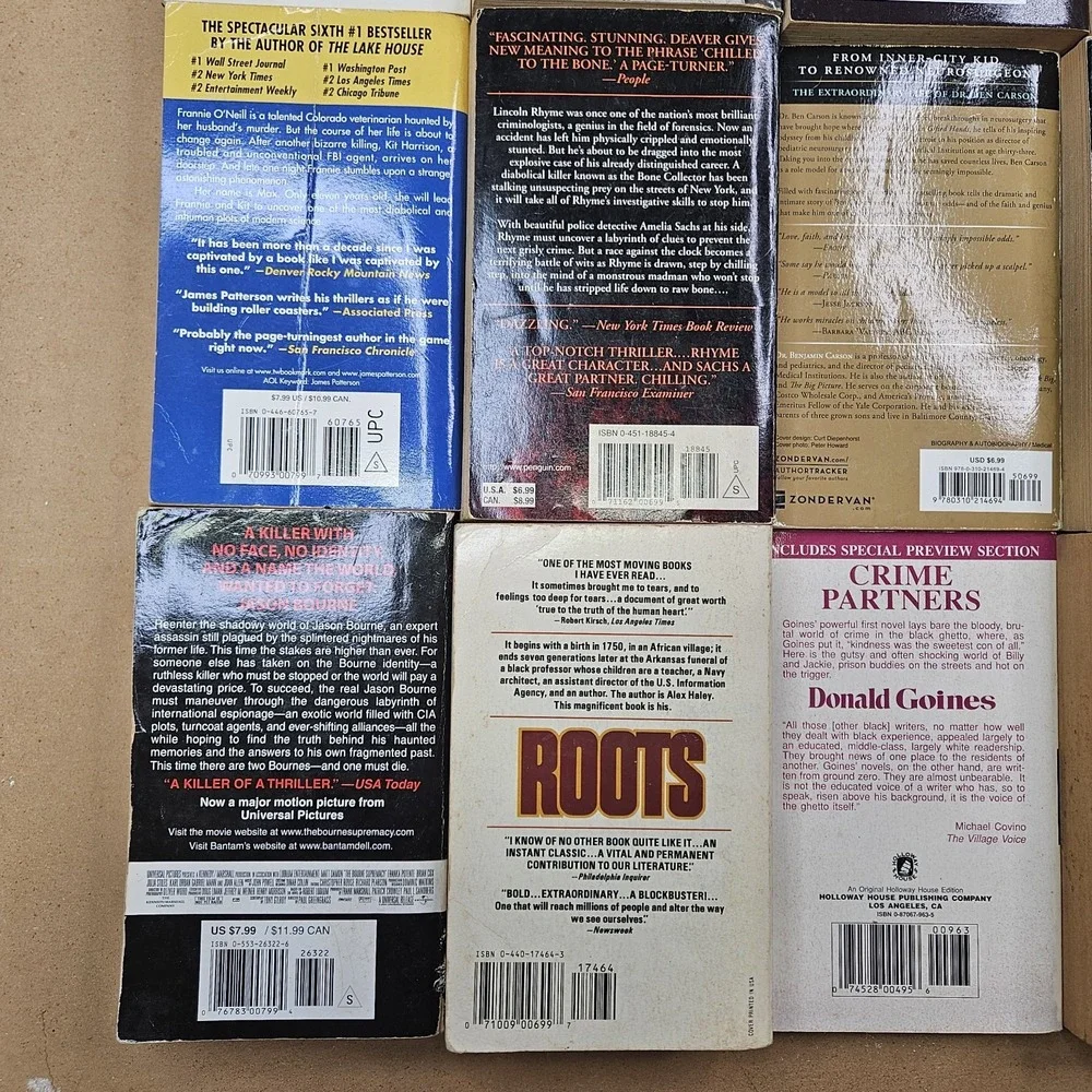 Lot of 15 Thriller & Suspense Mass Market Paperbacks - James Patterson, Koontz